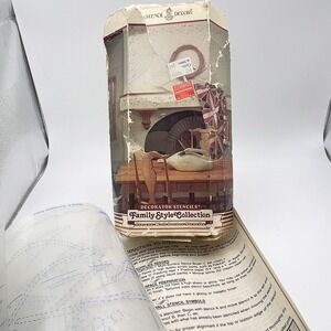 1984 Stencil‎ Decor HOMESPUN TULIPS Reusable Decorative 3 layers #26342 Pre-cut
